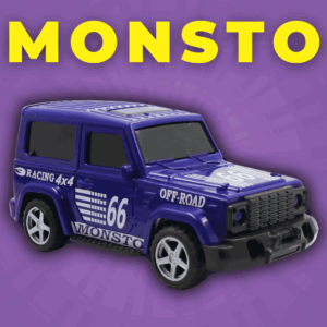 Deep Blue jeep pull-back car