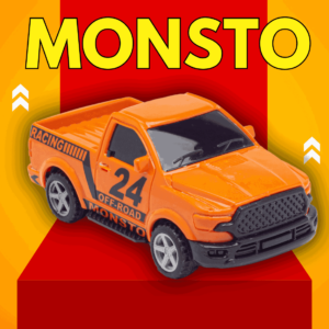 pickup Orange pull-back car