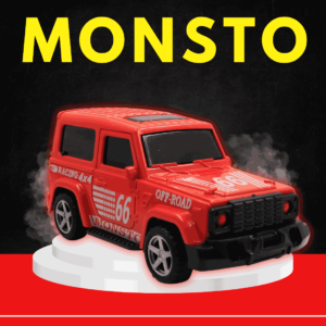 Red jeep pull-back car