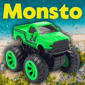 Monsto Green off road Truck, 4WD Monster Truck