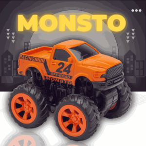 Monsto Orange off road Truck, 4WD Monster Truck